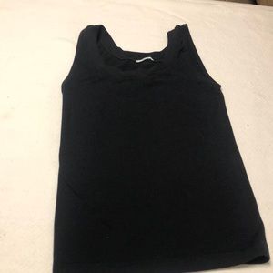 Black tank top